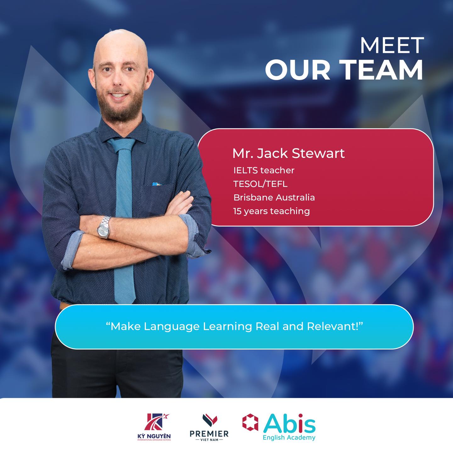 Jack Stewart - Giáo viên tiếng Anh